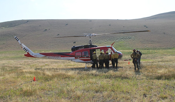 Began wildland fire supports ops
