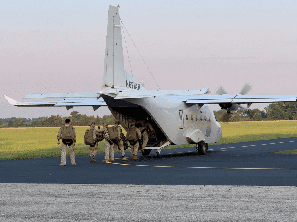 Military Freefall (MFF) Airlift Support