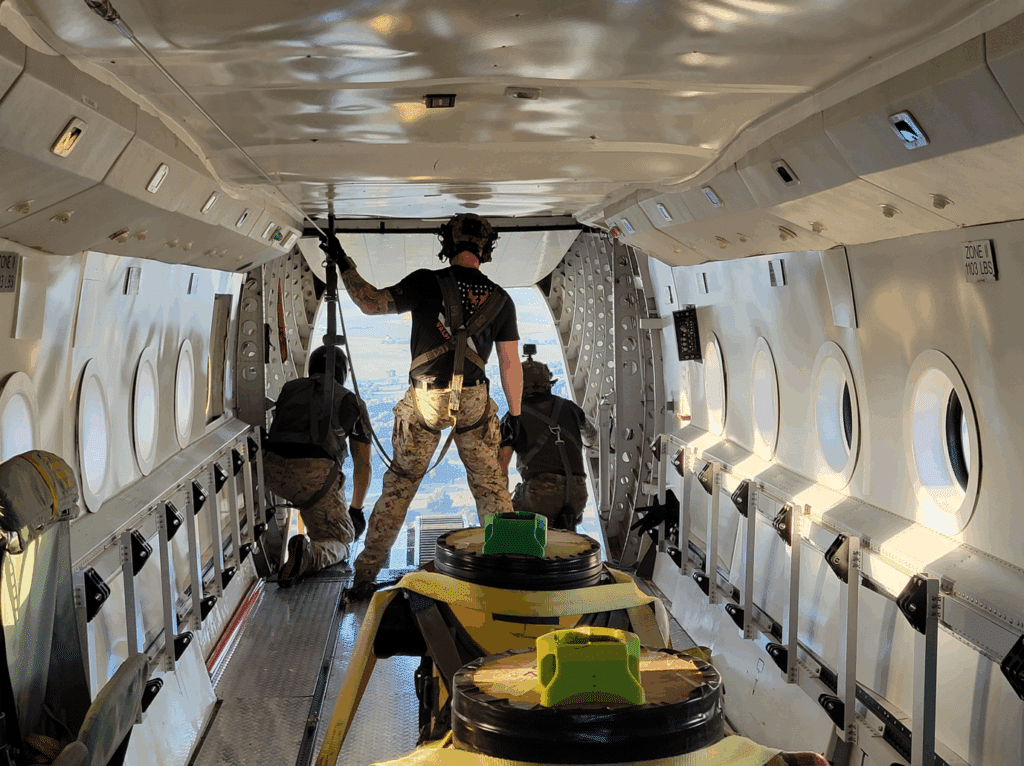 Military Freefall (MFF) Airlift Support